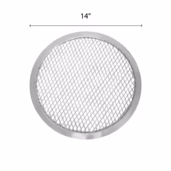 Thunder Group SeamlessRim Aluminum Pizza Screen  14 Inch