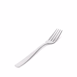 A Di Alessi """"""""Knifeforkspoon"""""""" 6-3/4-Inch Dessert Fork Mirror Polish Set of 6