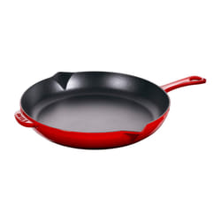 Staub Cast Iron 10-inch Fry Pan - Cherry  Made in France