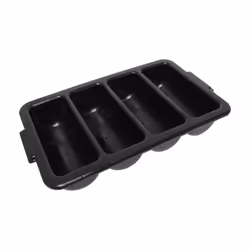 Thunder Group PLFCCB001B 4Compartment Cutlery Box  Black