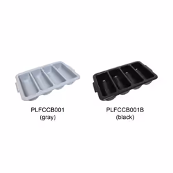 Thunder Group PLFCCB001B 4Compartment Cutlery Box  Black