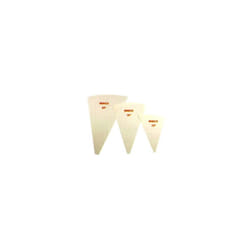 Winco Pastry Bag Cotton with Plastic Coating  16-Inch  Medium  White