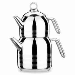 KORKMAZ ASTRA 29 Liter 1810 Stainless Steel Premium Turkish Teapot