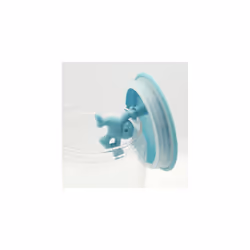 Alessi A di Gianni Glass Jar, Blue Lid, 70 cl, (AMDR04 AZ)