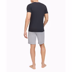 Calvin Klein Men's Cotton Stretch Undershirt Packs  3 Black-Vneck  Med
