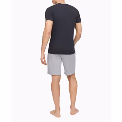 Calvin Klein Men's Cotton Stretch Undershirt Packs  3 Black-Vneck  X-L