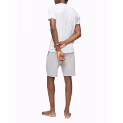 Calvin Klein Men's Cotton Stretch Undershirt Packs  3 White-Vneck  Sma