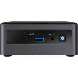 Intel NUC BXNUC10I3FNH1 PC/workstation barebone UCFF Black i3-10110U BGA 1528 2.1 GHz