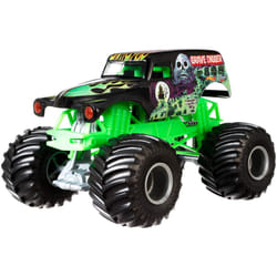 Hot Wheels Monster Jam Grave Digger Die-Cast Vehicle  1:24 Scale  Black and Green