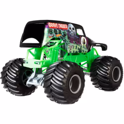 Hot Wheels Monster Jam Grave Digger Die-Cast Vehicle  1:24 Scale  Black and Green