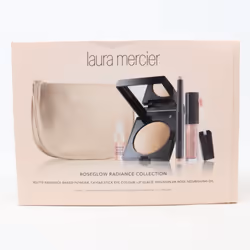 Laura Mercier Rose Glow Radiance 6-Pcs Makeup Set / New With Box