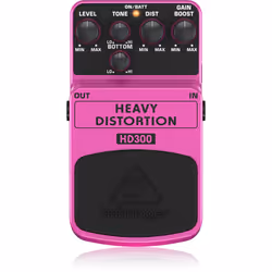 Behringer HD300, Expression pedal, Black, Guitar, 500000 Ω, 1000 Ω, AC, Battery