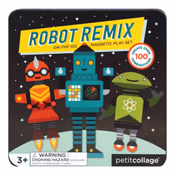 Wild & Wolf "Magnetic Play Set Robot - Giocio magnetico ""Robot""", 3 yr(s)
