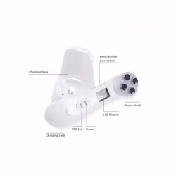 Face Skin Mesotherapy Electroporation RF Radio Frequency Facial LED Photon Skin Care Device Face Lift Tighten Beauty Machine - White