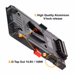 HEDBOX UNIX-URSA camera mounting accessory Release plate - Additional view 4