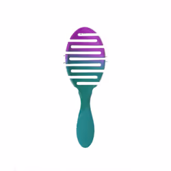 Wet Brush Pro Flex Dry Ombre Adult Paddle hairbrush Purple, Teal 1 pc(s)