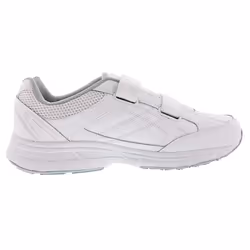 Dr. Scholl's - Men's Brisk Light Weight Dual Strap Sneaker  Wide Width  White Grey  11.5 Wide