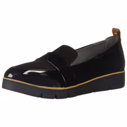 Dr Scholls Shoes Womens Webster Loafer  Black PatentMicrofiber  10 US
