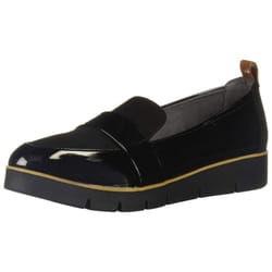 Dr Scholls Shoes Womens Webster Loafer  Black PatentMicrofiber  10 US