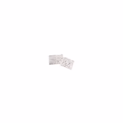 DataCal Keyboard Stickers Large Print Letters Black on White - Beige Background.