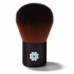 Lily Lolo Baby Buki Brush, Foundation brush, Rounded, Fluffy, Synthetic, Black, Brown, Women