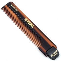 Kent NU22 Handmade Pocket Comb for Men  All Fine Tooth Hair Comb Straightener for Everyday Grooming Styling Hair  Beard and Mustache  Use Dry or with