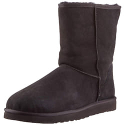 UGG Men's Classic Short Black Sheepskin Boot - 16 DM US