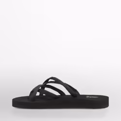 Teva Olowahu, Female, Adult, Flip-flops, Black, Monochromatic, Flat heel