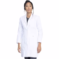 Dickies Womens Professional Whites 37"""" Medical Lab Coat White Small
