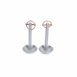 ECOTRIC Pair of Replacement Snow Plow Shoe Skid Snowplow Compatible with Moose ATV UTV (5/8"""" Shaft Size)