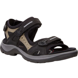 Ecco Womens Offroad Yucatan Outdoor Trail Walking Hiking Sandals Shoes - 4.5, Black