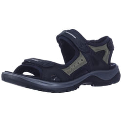 ECCO Women's Yucatan Sport Sandal  Black/Mole/Black Oil Nubuck  8-8.5