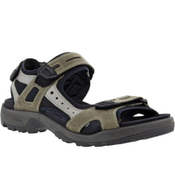 UK, Vetiver/Wild Dove) ECCO Mens Yuctan Summer Adjustable Outdoor Walking Sandals - Vetiver/Wild Dove - 10 (44EU
