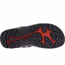UK, Vetiver/Wild Dove) ECCO Mens Yuctan Summer Adjustable Outdoor Walking Sandals - Vetiver/Wild Dove - 10 (44EU