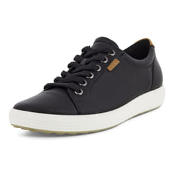 Ecco Womens Soft VII Fashion Sneaker  Black  37 EU6-65 M US