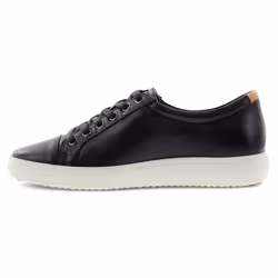 Ecco Womens Soft 7 W Soft Comfy Lace-Up Lightweight Leather Trainers - UK 6.5-7, Black - Additional view 4