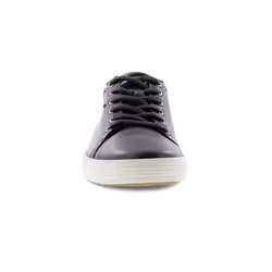 Ecco Womens Soft 7 W Soft Comfy Lace-Up Lightweight Leather Trainers - UK 7.5, Black