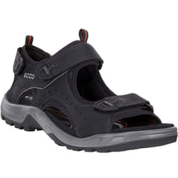 , Black) Ecco Mens Offroad Andes II Outdoor Hiking Walking Trail Sandals Shoes - Black - 9-9.5 UK (43EU