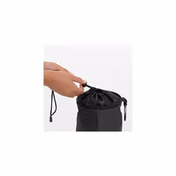 Brabantia - Premium Peg Bag - with Closing Cord - Durable and Weather Resistant - Storage for up to 150 Pegs - Rotary Dryer - Black - 28 x 18 x 17.5