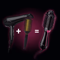 REVLON Pro Collection Salon One Step Hair Dryer and Volumiser, Ideal For Medium To Long Hair