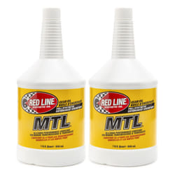 Red Line (50204) SAE 75W80 API GL-4 Manual Transmission and Transaxle Lubricant - 1 Quart (Pack of 2)