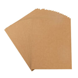 20 Sheets Colored Thick Paper Cardstock Blank for DIY Crafts Cards Making  Invitations  Scrapbook Supplies (Brown Kraft  8.5 x 11 inches)