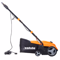eSkde Electric Scarifier Lawn Aerator Lawn Rake Interchangeable Rollers 4 Height Settings ESRAS2
