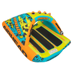Airhead Sportsstuff Poparazzi 3  1-3 Rider Towable Tube for Boating  Red