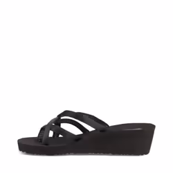 Teva Women's W Mush Mandalyn Wedge Ola 2 Flip-Flop  Black  7 M US
