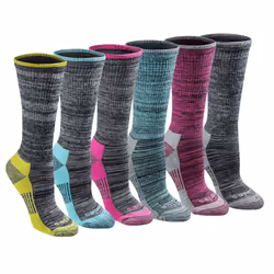 Dickies Women's Dri-Tech Moisture Control Crew Socks Multipack Black