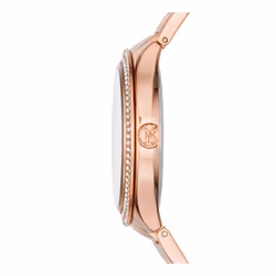 Michael Kors MK3397 Kerry Rose Gold Crystal Bezel Ladies Womens Watch UK Seller