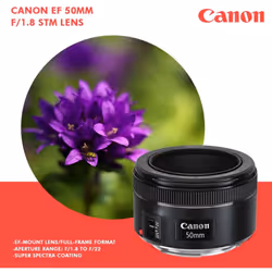 Canon EF 50mm f/1.8 STM Lens Kit w/Filters