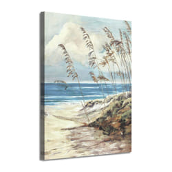 ARTISTIC PATH Abstract Wall Art Coastal Pictures: Blue Ocean Sand Seas