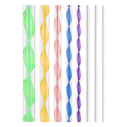 SUPVOX 8pcs Dotting Rods Acrylic Twist Sticks Wax Pencil Manicure Nail Art Tool